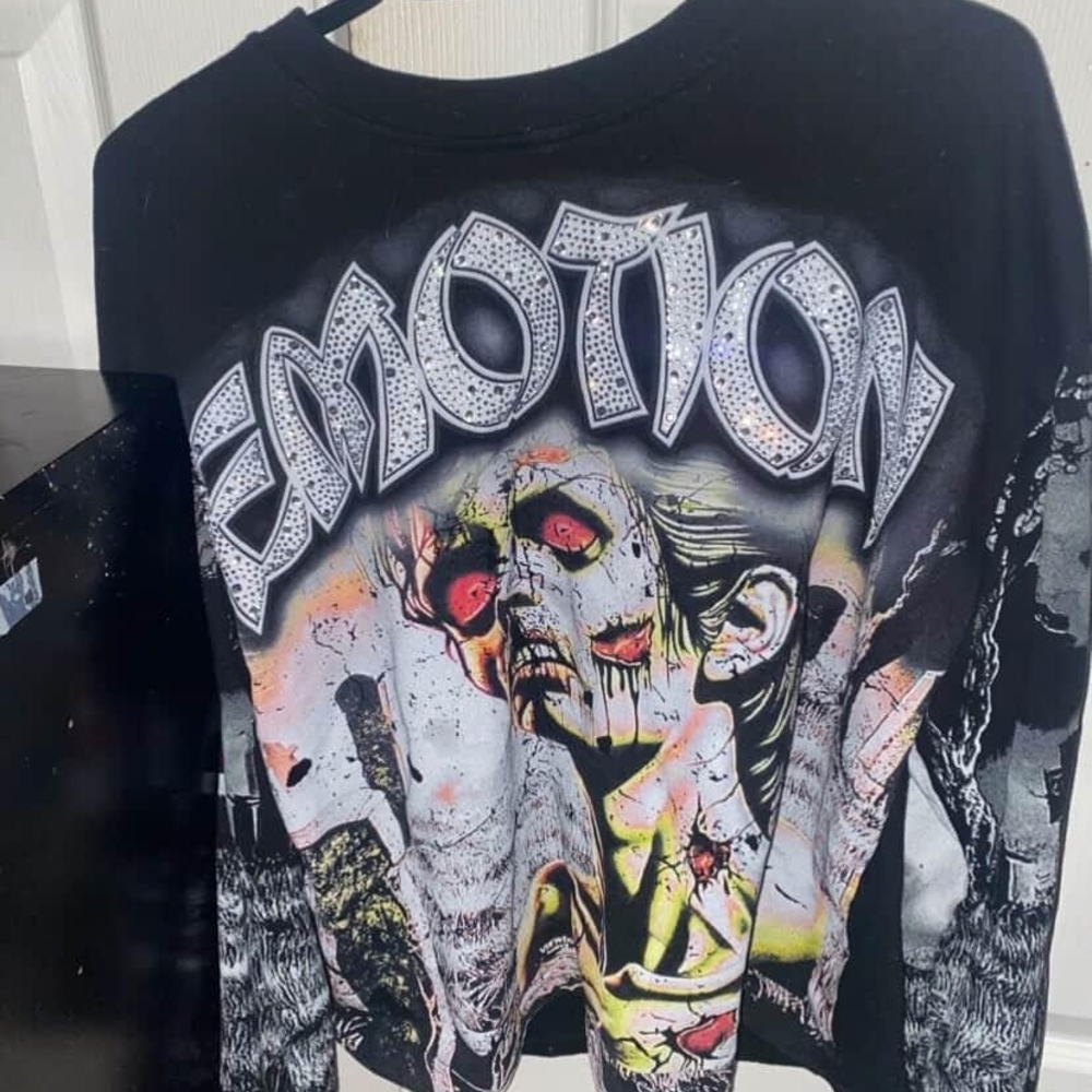 Mixed Emotions Graphic Long Sleeve Shirt